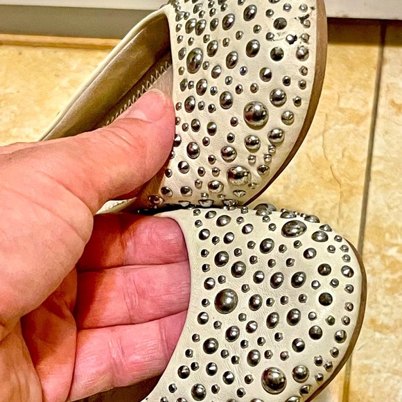 sam edelman Faris Ballet Flats Women Size 6M Beige/cream  Leather Slip On - Picture 4 of 6